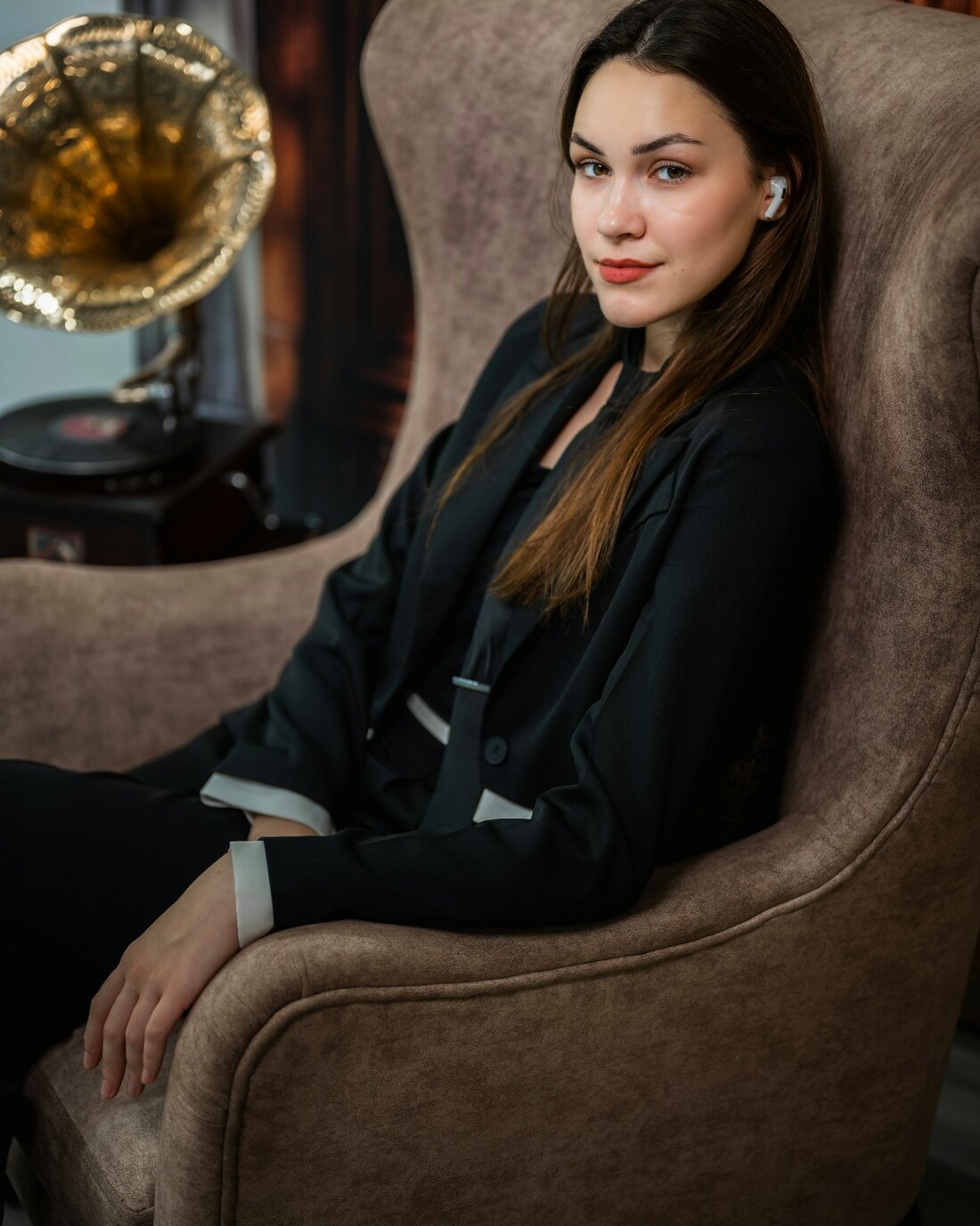 A poised professional in a refined setting